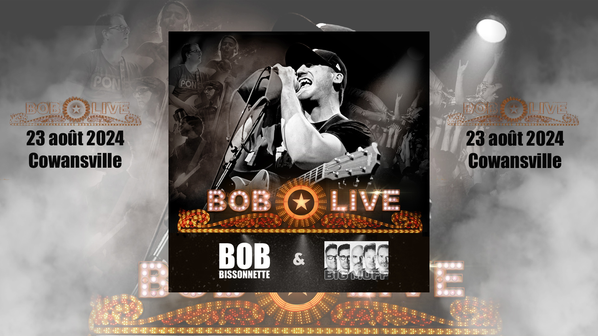 Site Internet - Page accueil - BOB LIVE - Cowansville