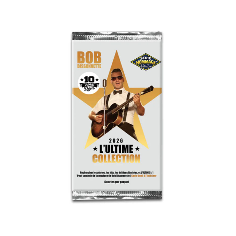 paquet de cartes bob bissonnette l'ultime collection